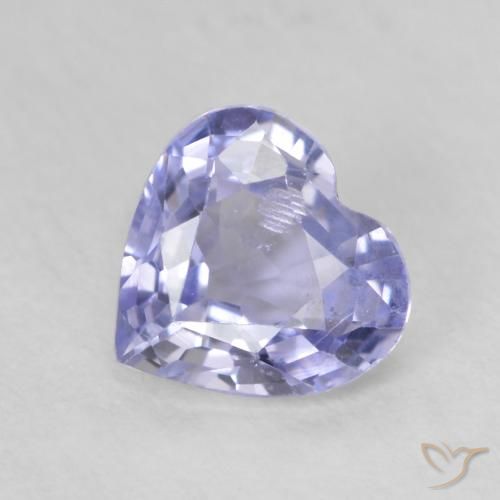 Zaffiro Azzurro naturale da 0.73 ct, Cuore, VS