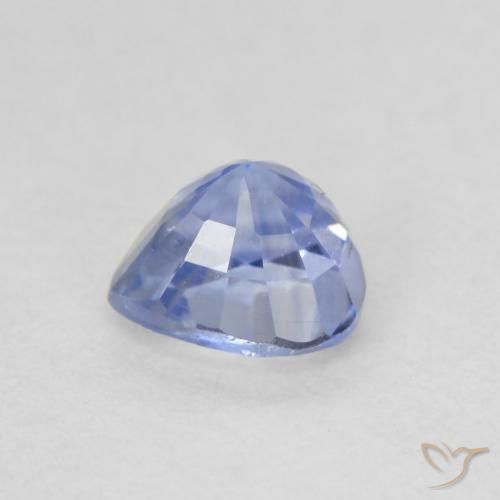 Zaffiro Blu pastello naturale da 0.64 ct, Cuore, VS