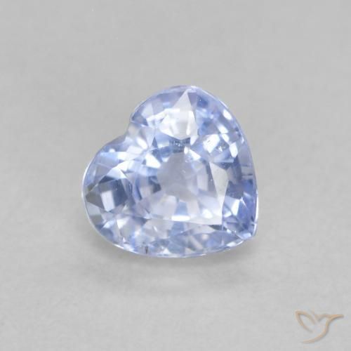Zaffiro Azzurro naturale da 0.58 ct, Cuore, VS