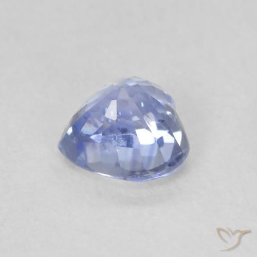 Zaffiro Azzurro naturale da 0.58 ct, Cuore, VS