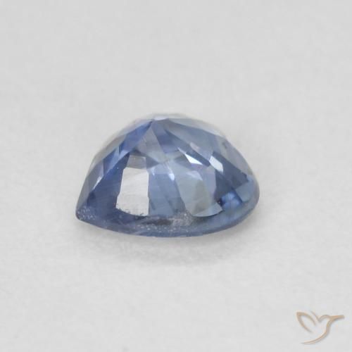 Zaffiro Celeste chiaro naturale da 0.49 ct, Cuore, VS