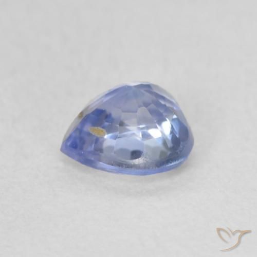 Zaffiro Blu pastello naturale da 0.59 ct, Cuore, VVS-VS
