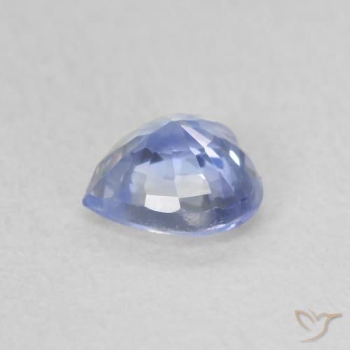 Zaffiro Azzurro naturale da 0.53 ct, Cuore, VVS-VS