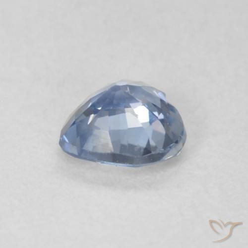 Zaffiro Azzurro naturale da 0.52 ct, Cuore, VVS-VS