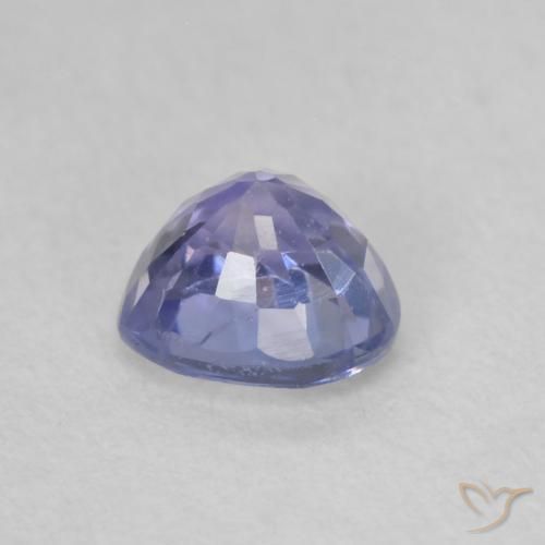 Zaffiro Azzurro naturale da 0.63 ct, Cuore, VVS-VS