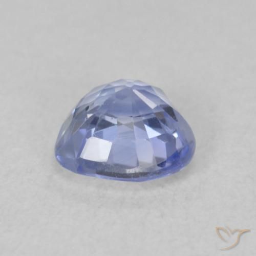 Zaffiro Blu pastello naturale da 0.77 ct, Cuore, VVS-VS
