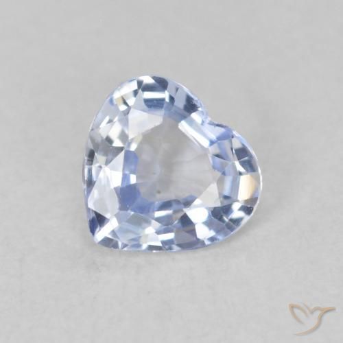 0.51ct Naturale Azzurro Zaffiro, Cuore, VVS-VS