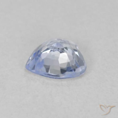 Zaffiro Azzurro naturale da 0.51 ct, Cuore, VVS-VS