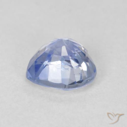Zaffiro Azzurro naturale da 0.75 ct, Cuore, VVS-VS