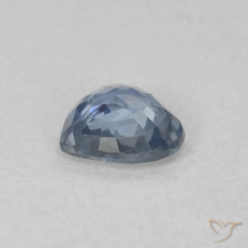 Zaffiro Azzurro naturale da 0.47 ct, Cuore, VVS-VS
