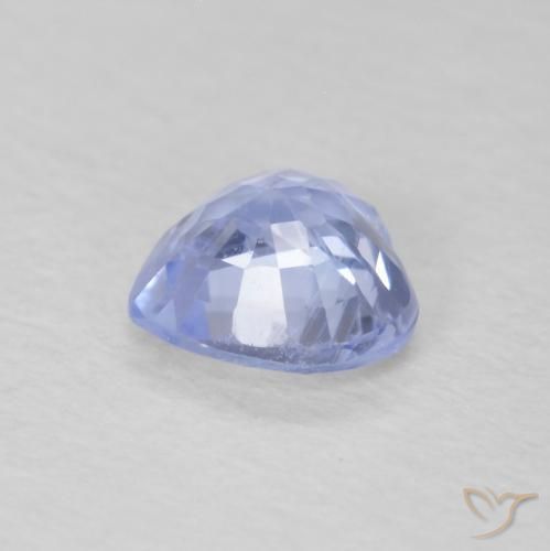 Zaffiro Blu pastello naturale da 0.63 ct, Cuore, VS