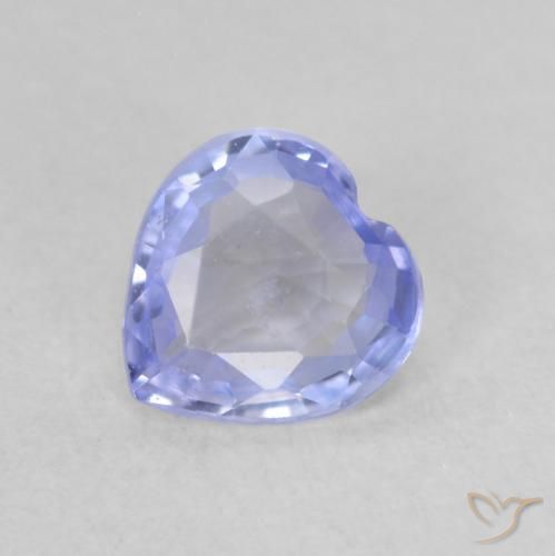 Zaffiro Azzurro naturale da 0.54 ct, Cuore, VS