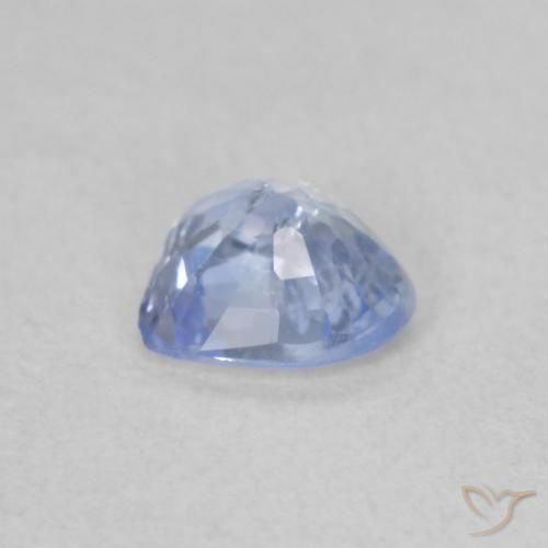 Zaffiro Blu pastello naturale da 0.47 ct, Cuore, VS