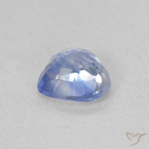 Zaffiro Blu pastello naturale da 0.54 ct, Cuore, VS