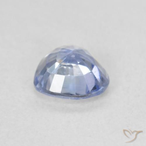 Zaffiro Blu pastello naturale da 0.64 ct, Cuore, VS