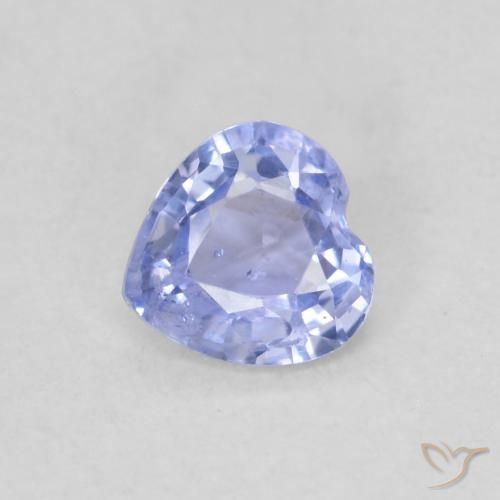 0.45ct Naturale Azzurro Zaffiro, Cuore, VS