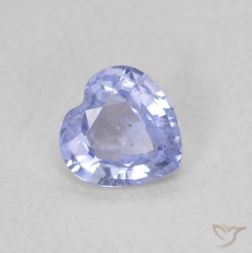 Zaffiro Azzurro naturale da 0.45 ct, Cuore, VS