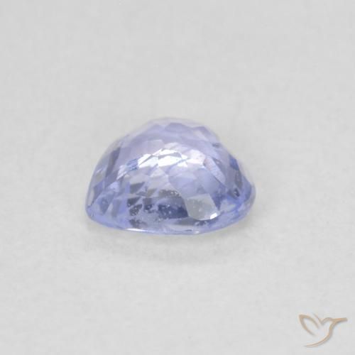 Zaffiro Blu pastello naturale da 0.42 ct, Cuore, VS