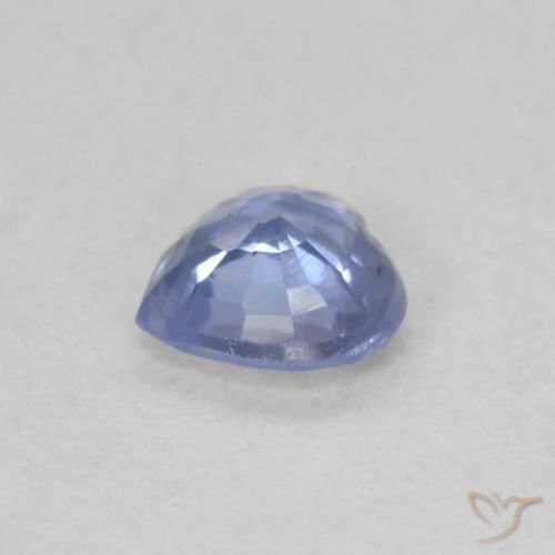 Zaffiro Blu pastello naturale da 0.45 ct, Cuore, VS