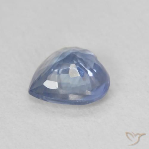 Zaffiro Azzurro naturale da 0.58 ct, Cuore, VS
