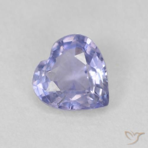Zaffiro Azzurro naturale da 0.52 ct, Cuore, VS