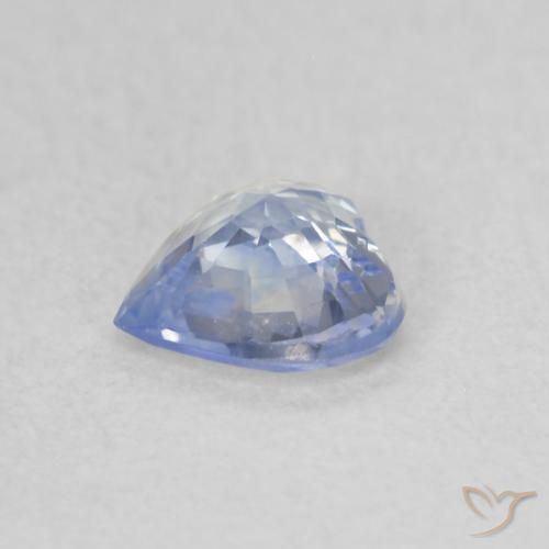 Zaffiro Blu pastello naturale da 0.44 ct, Cuore, VS