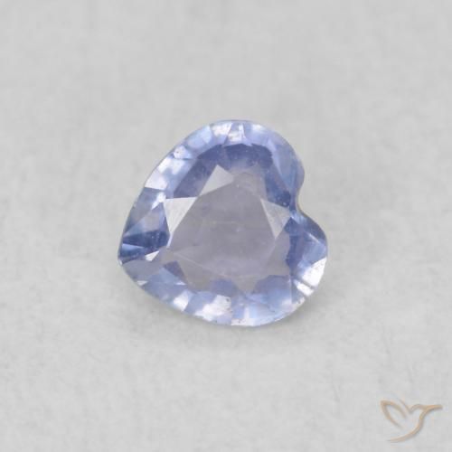 Zaffiro Azzurro naturale da 0.20 ct, Cuore, VVS-VS