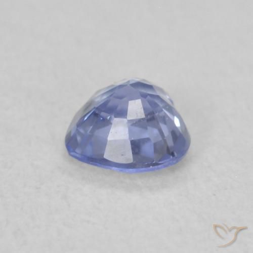 Zaffiro Azzurro naturale da 0.34 ct, Cuore, VVS-VS