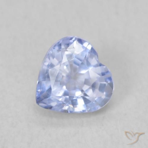 0.41ct Naturale Azzurro Zaffiro, Cuore, VVS-VS