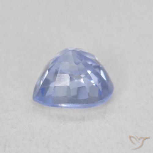 Zaffiro Azzurro naturale da 0.41 ct, Cuore, VVS-VS