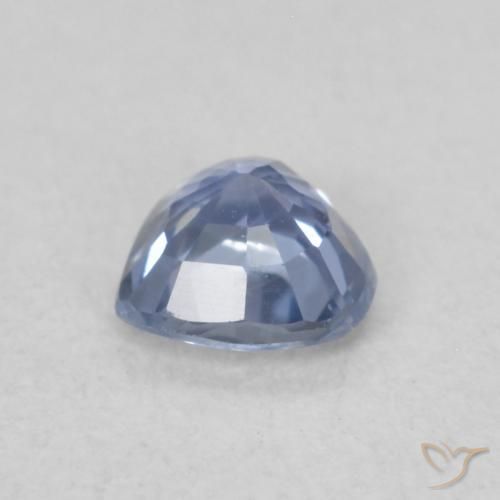 Zaffiro Bambina blu naturale da 0.36 ct, Cuore, VVS-VS