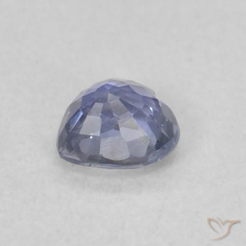 Zaffiro Blu pastello naturale da 0.33 ct, Cuore, VVS-VS