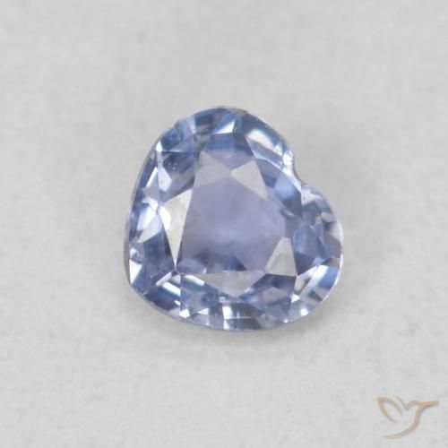 0.28ct Naturale Azzurro Zaffiro, Cuore, VS