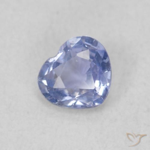Zaffiro Azzurro naturale da 0.28 ct, Cuore, VS