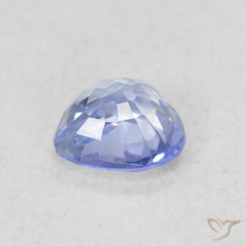 Zaffiro Blu pastello naturale da 0.41 ct, Cuore, VS