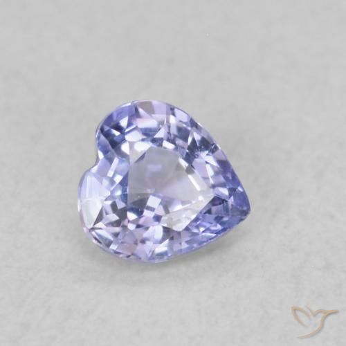 Zaffiro Azzurro naturale da 0.29 ct, Cuore, VS