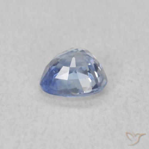 Zaffiro Blu pastello naturale da 0.25 ct, Cuore, VS