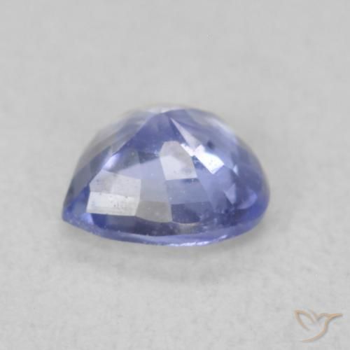 Zaffiro Blu pastello naturale da 0.46 ct, Cuore, VS