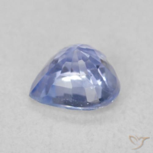 Zaffiro Blu pastello naturale da 0.48 ct, Cuore, VS