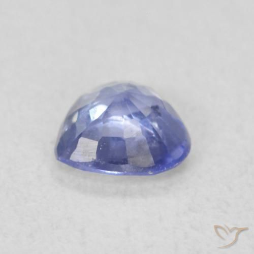 Zaffiro Bambina blu naturale da 0.39 ct, Cuore, VS