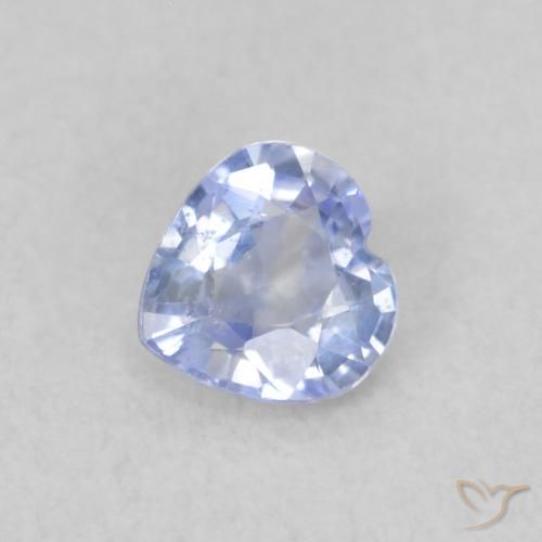 Zaffiro Azzurro naturale da 0.30 ct, Cuore, VS
