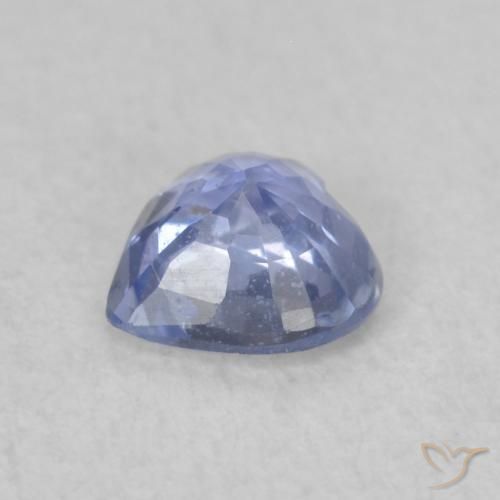 Zaffiro Blu pastello naturale da 0.40 ct, Cuore, VS