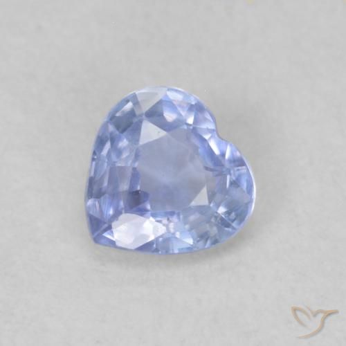 Zaffiro Azzurro naturale da 0.30 ct, Cuore, VS