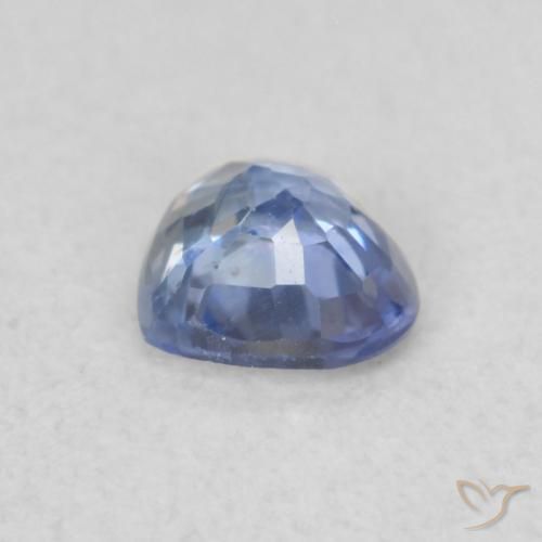 Zaffiro Azzurro naturale da 0.37 ct, Cuore, VS