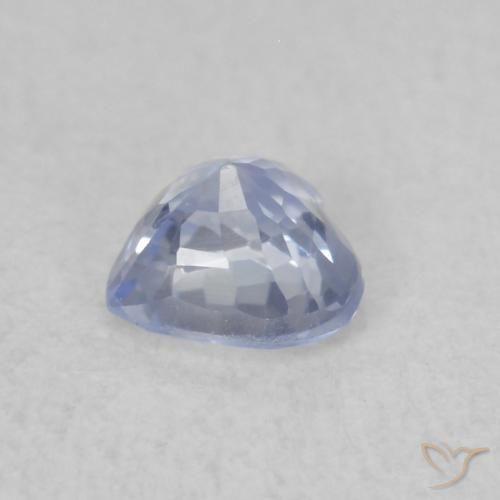 Zaffiro Blu pastello naturale da 0.39 ct, Cuore, VS