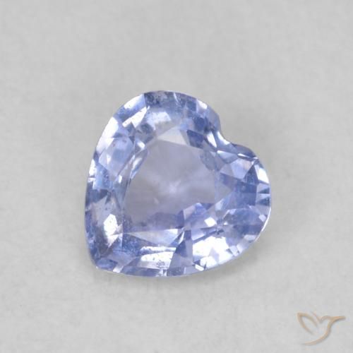 0.37ct Naturale Azzurro Zaffiro, Cuore, VS