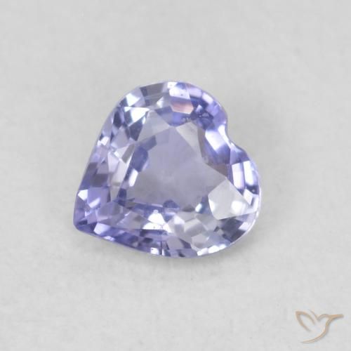 0.30ct Naturale Azzurro Zaffiro, Cuore, VS