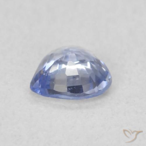 Zaffiro Blu pastello naturale da 0.38 ct, Cuore, VVS-VS