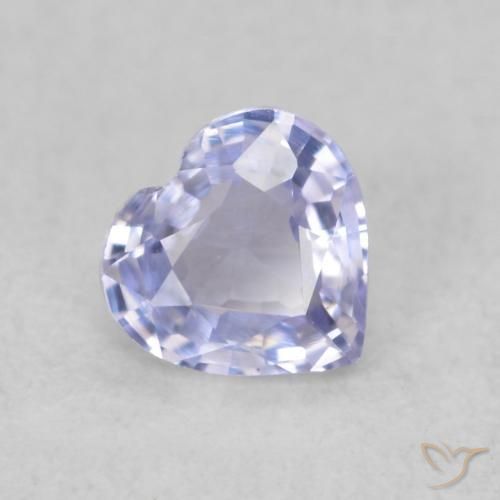 Zaffiro Azzurro naturale da 0.38 ct, Cuore, VVS-VS