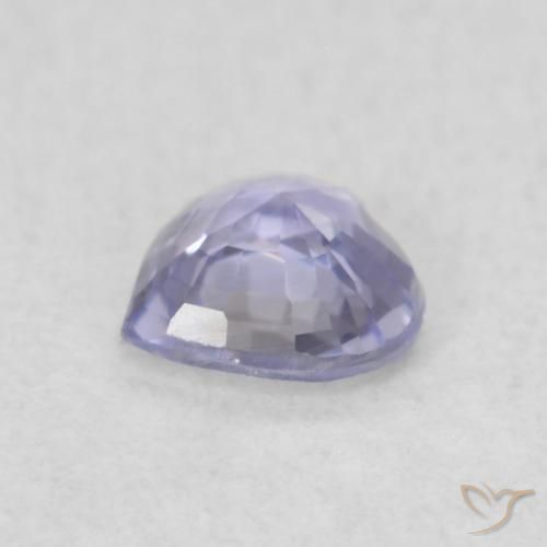 Zaffiro Azzurro naturale da 0.38 ct, Cuore, VVS-VS